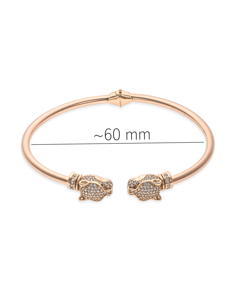 Gold bracelet with zircons Gold bracelet with zircons