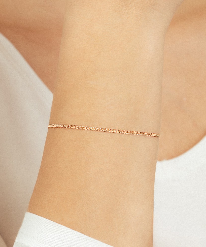 Gold bracelet "Mona Liza" 1.7mm Gold bracelet "Mona Liza" 1.7mm