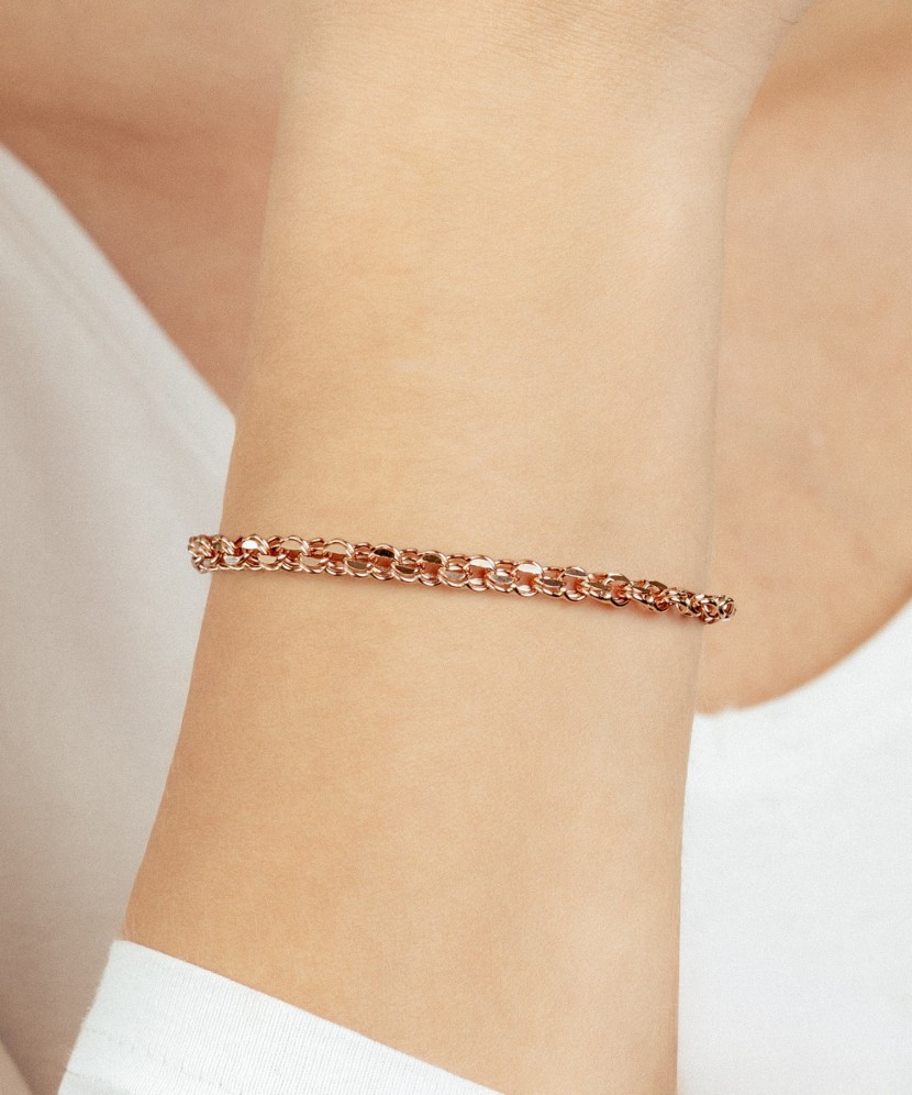 Gold bracelet "Bismark" 5.3mm Gold bracelet "Bismark" 5.3mm
