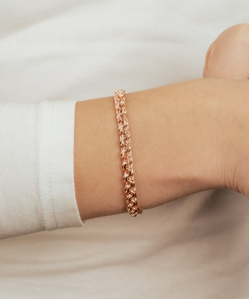 Gold bracelet "Bismark" 6mm Gold bracelet "Bismark" 6mm