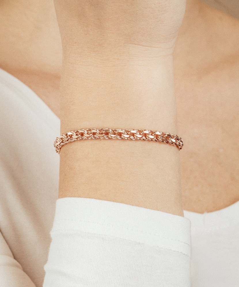 Gold bracelet "Bismark" 6mm Gold bracelet "Bismark" 6mm