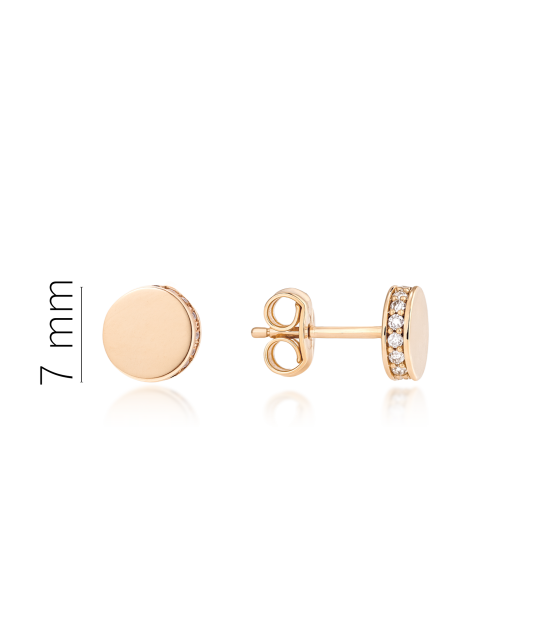 Gold earrings