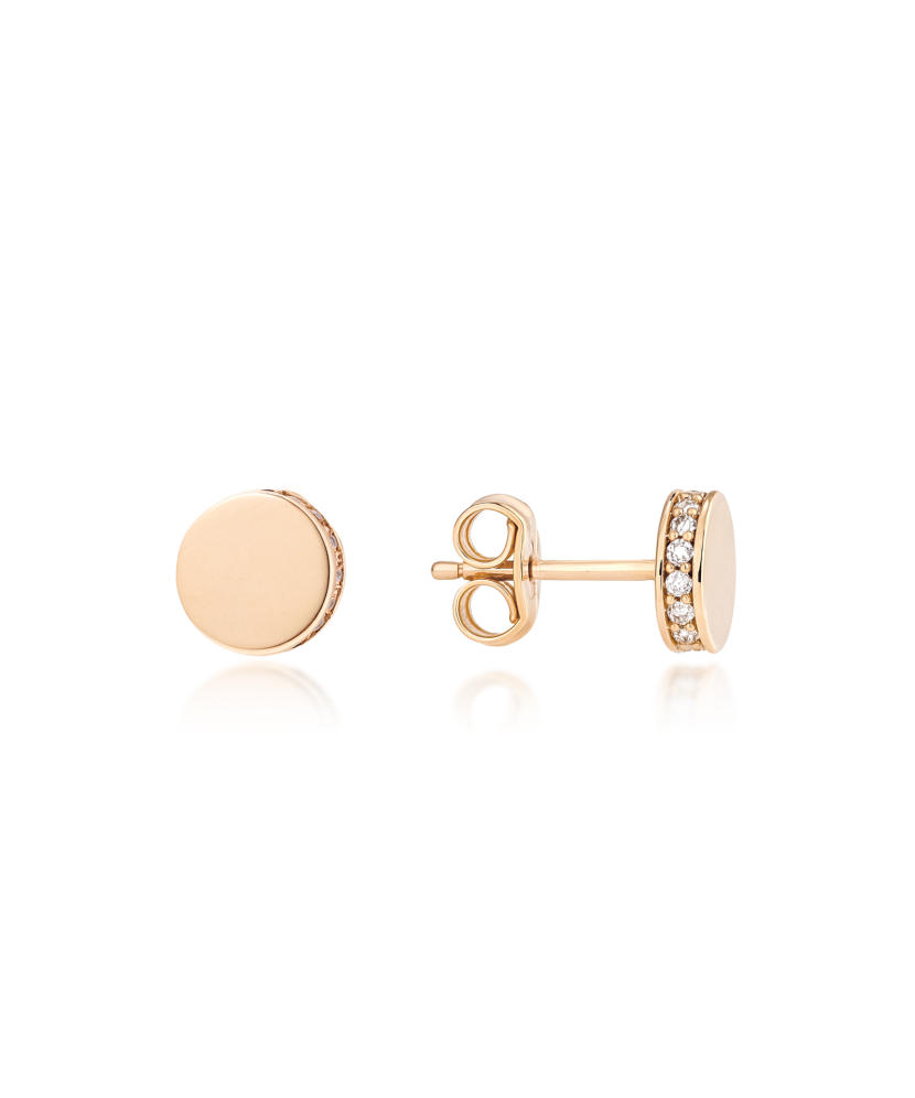 Gold earrings