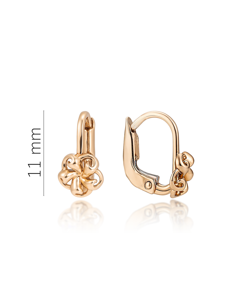 Золотые серьги "Цветочек"