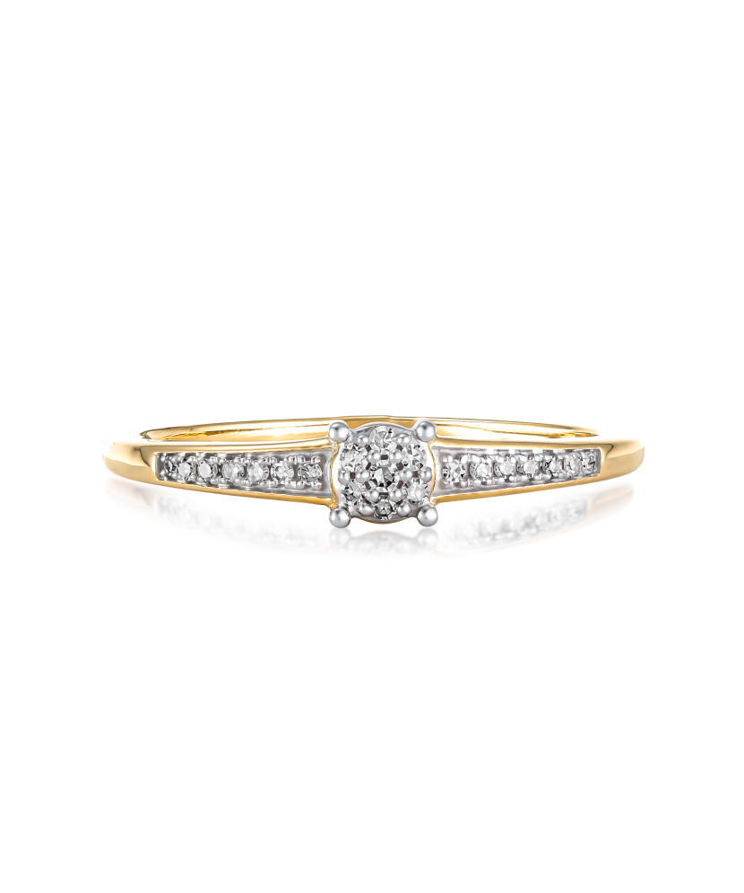 Yellow Gold ring with diamonds Yellow Gold ring with diamonds