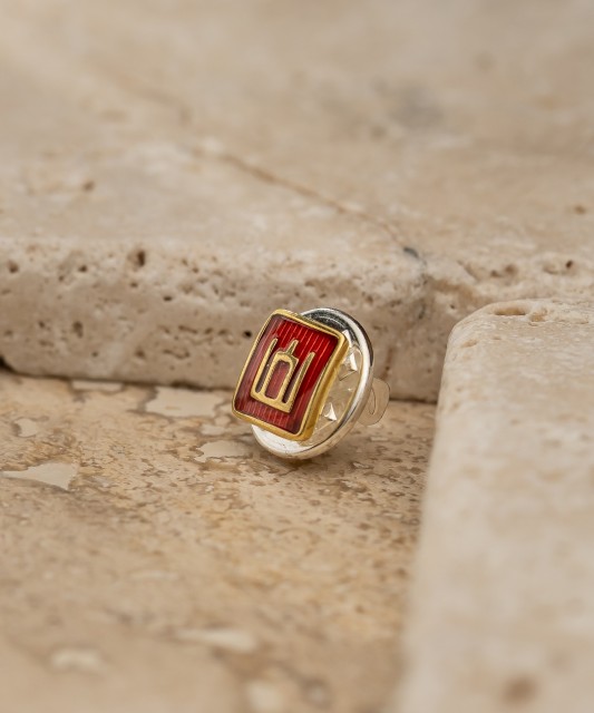 Sidabrinis ženkiukas "Gedimino stulpai"