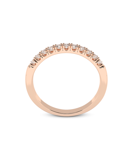 Gold ring with diamonds