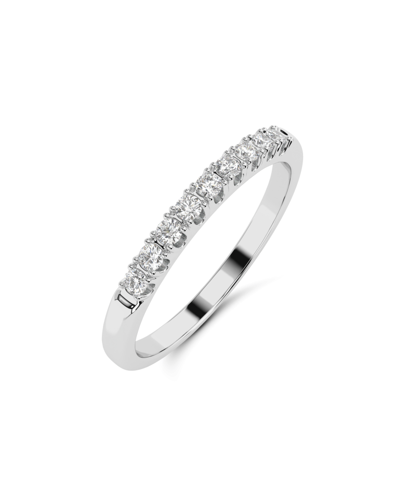 White gold ring with diamonds (0,18ct)