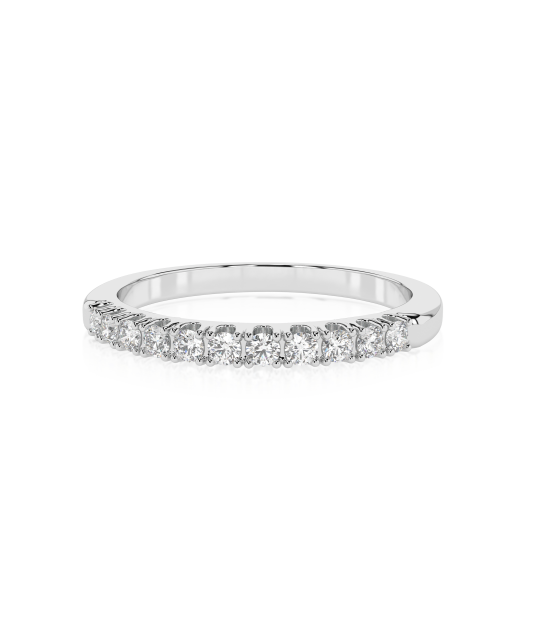 White gold ring with diamonds (0.22ct)