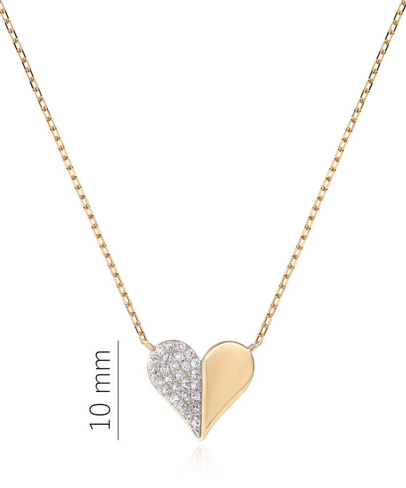 Yellow Gold Chain With Diamond Pendant