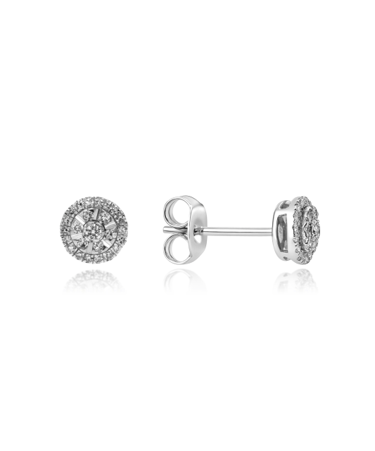 White Gold earrings with diamonds