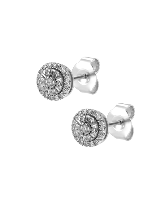 White Gold earrings with diamonds