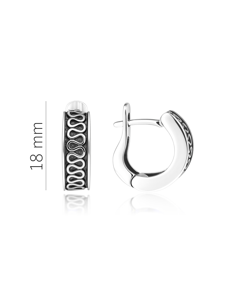 Серьги из серебра