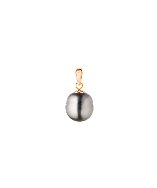 Gold pendant with Tahitian pearl