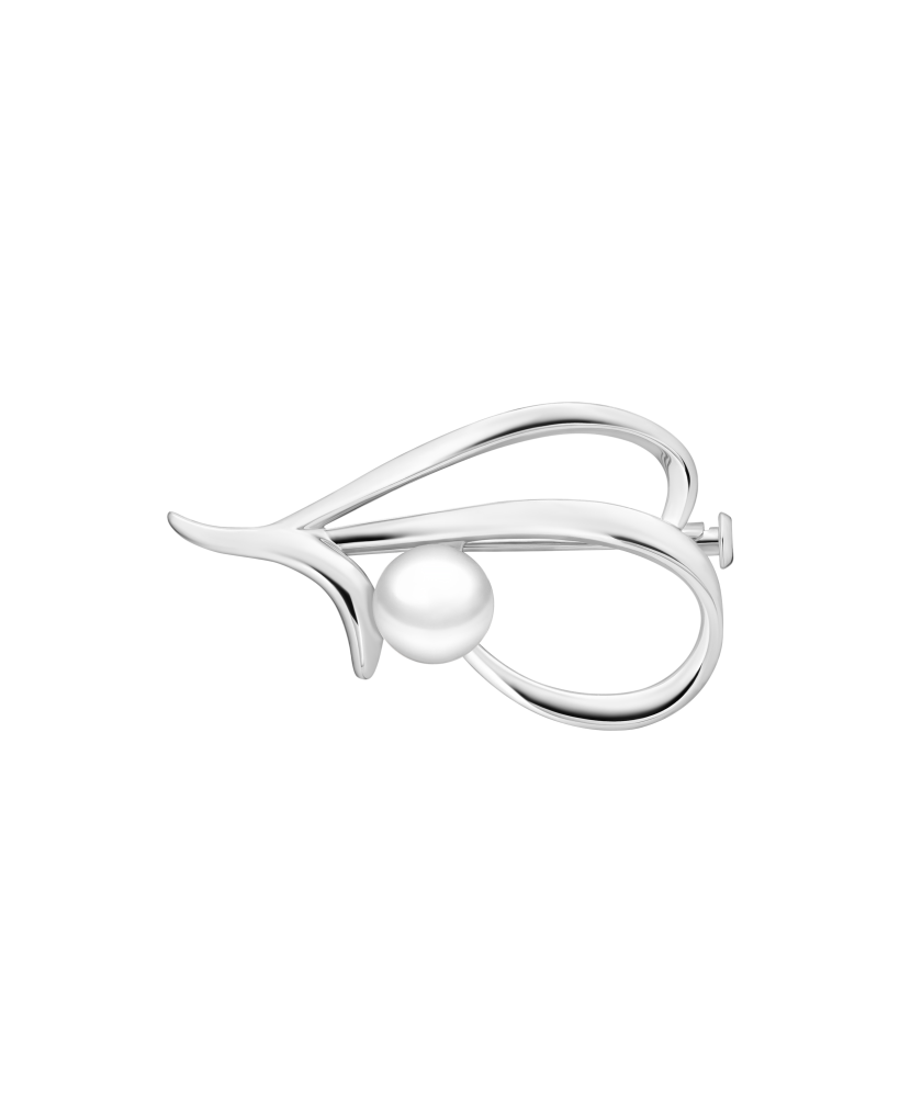 Sterling silver  brooch with pearl