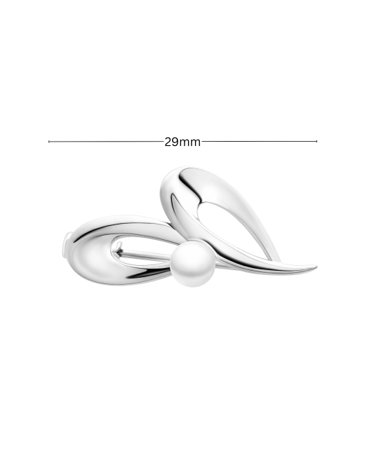 Sterling silver  brooch with pearl