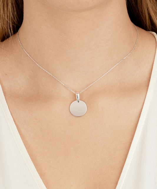 Подвеска из серебра "Пластина"