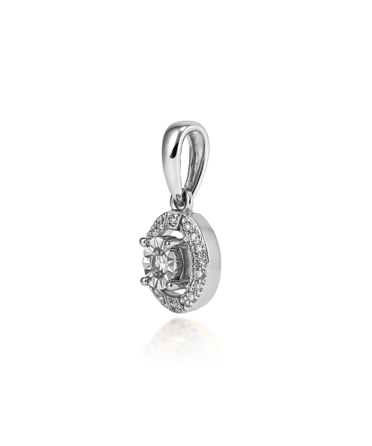 White Gold pendant with diamonds