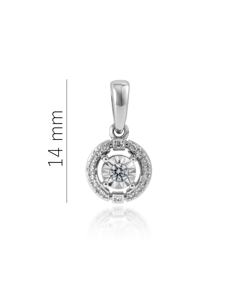 White Gold pendant with diamonds