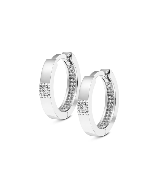 White Gold earrings with diamonds