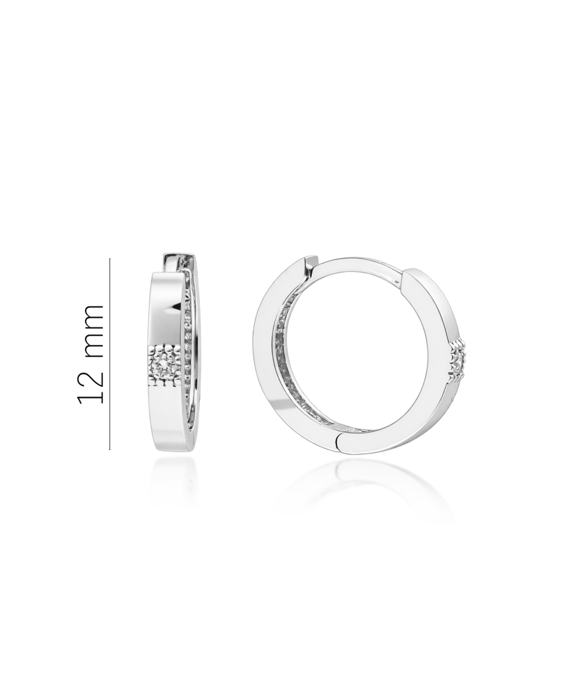 White Gold earrings with diamonds