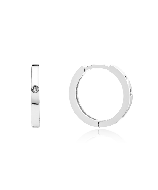 White Gold earrings with diamonds