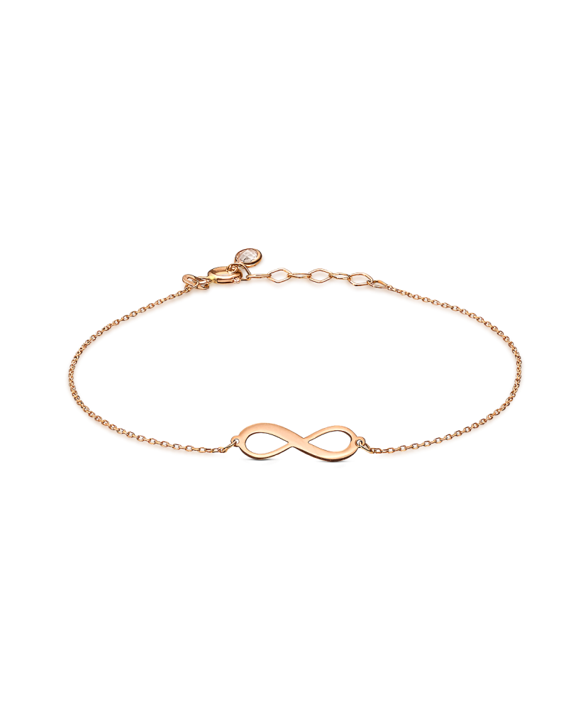 Gold bracelet "infinity"