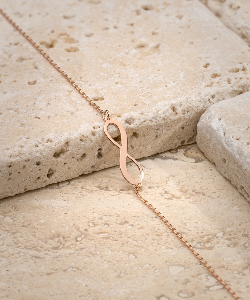 Gold bracelet "infinity"