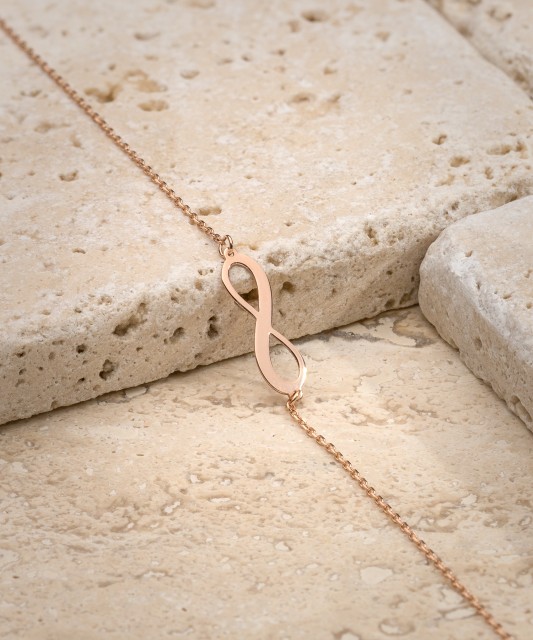 Gold bracelet "infinity"