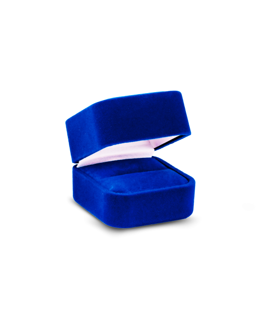 Коробочка Маленький квадратный синий