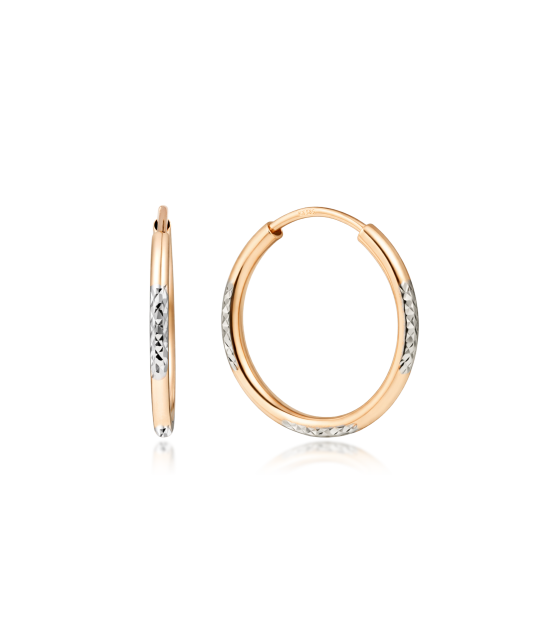 Engraved Gold Earrings