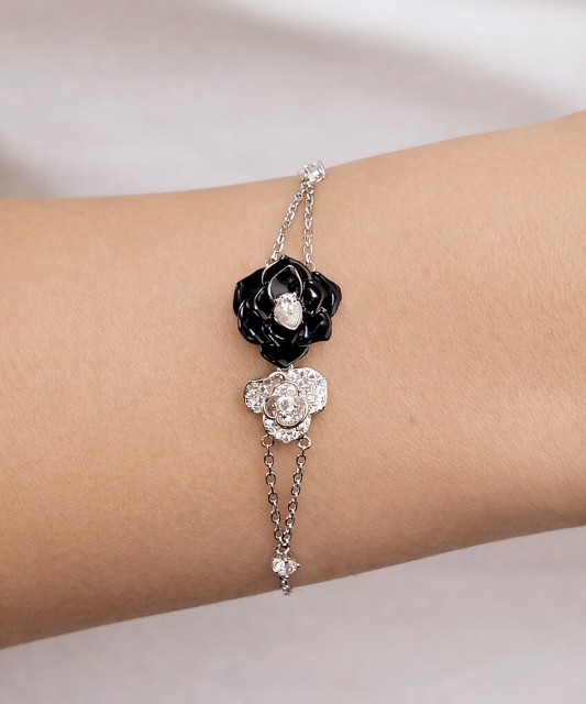 Sterling Silver bracelet with enamel