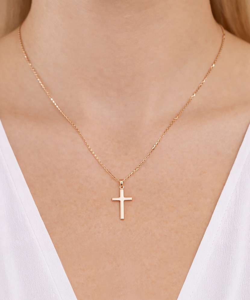 Gold pendant "cross"