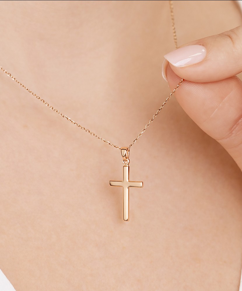 Gold pendant "cross"