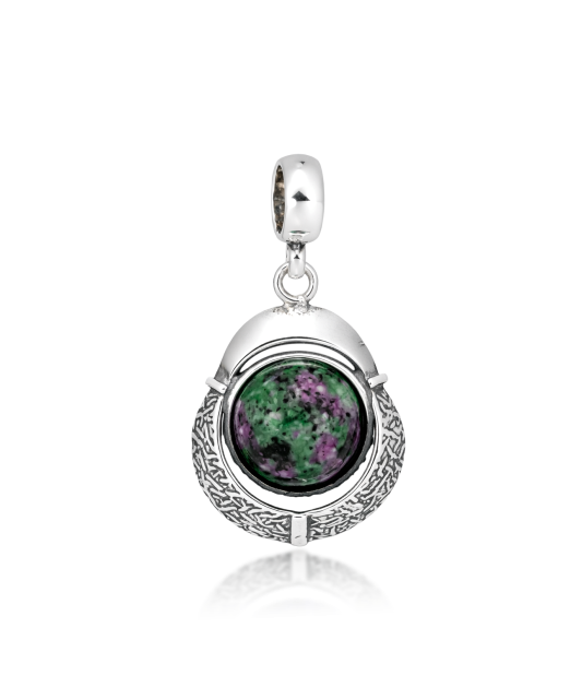 Серебряный кулон с яшмой