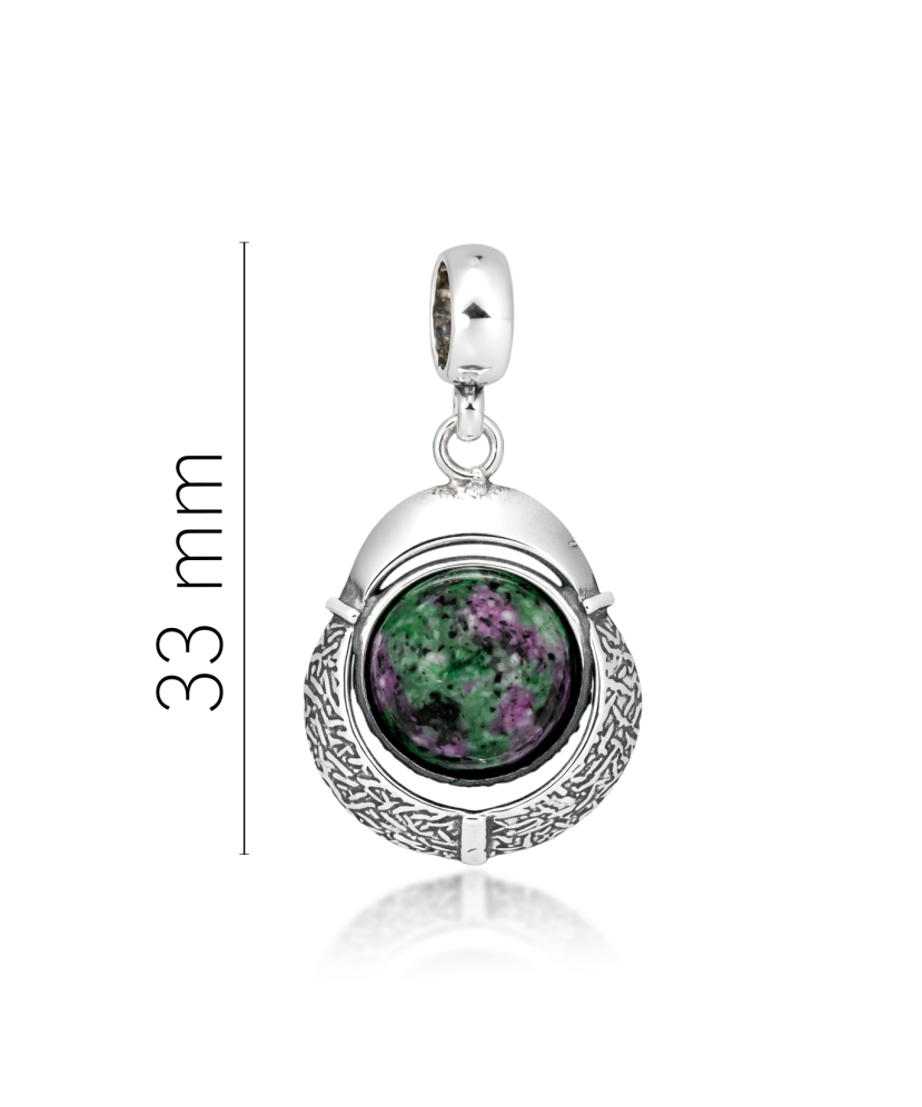 Sterling Silver pendant with jasper