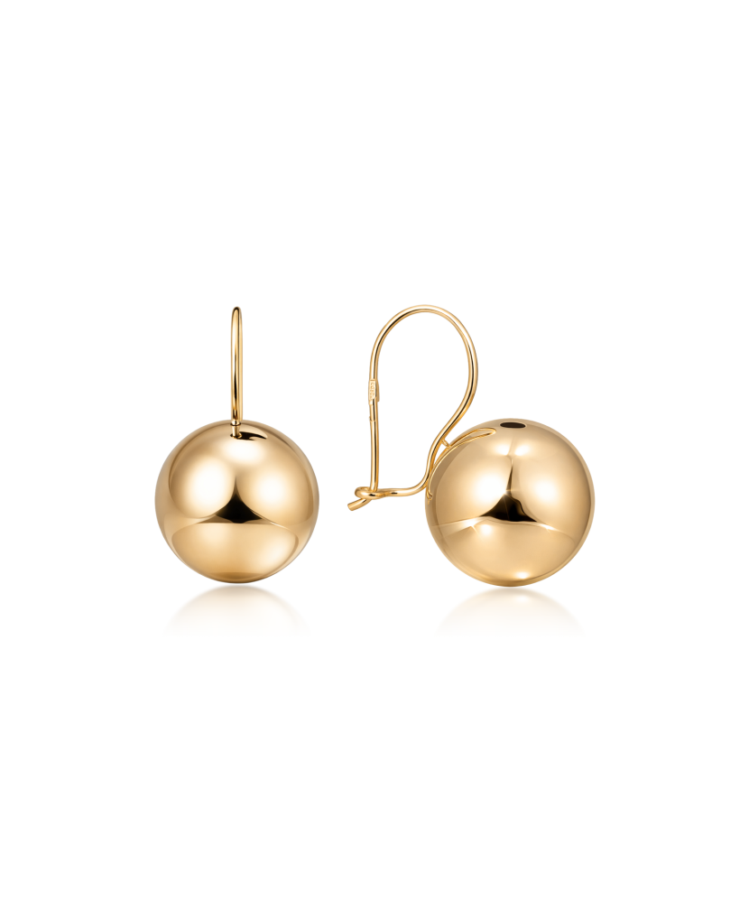 Gold earrings