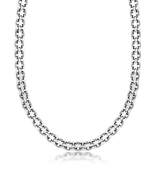 Men's silver chain "Bismark"