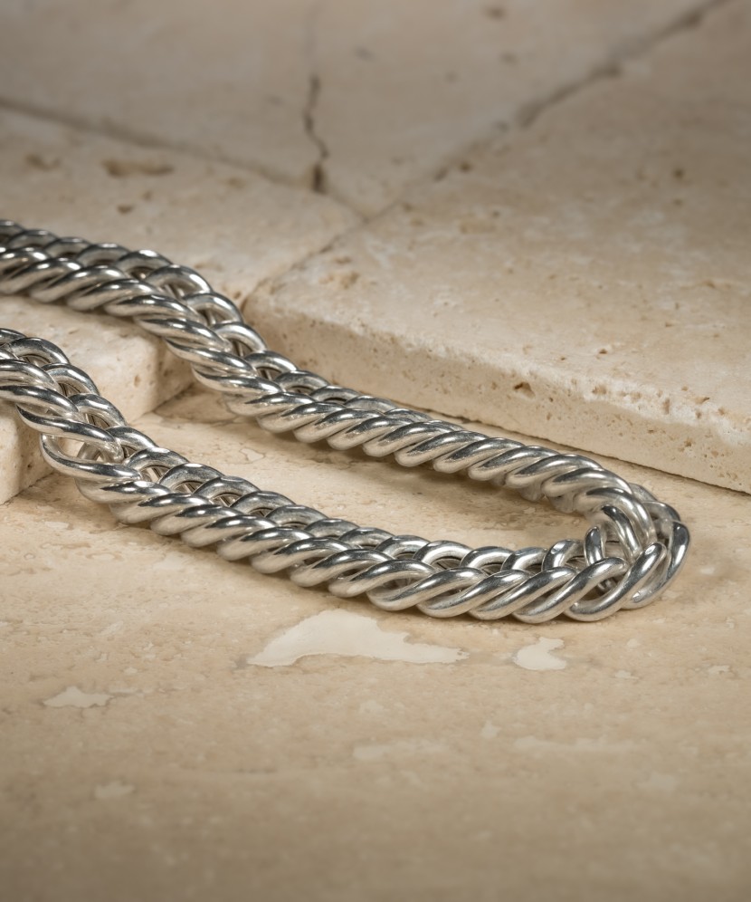 Men's silver chain
