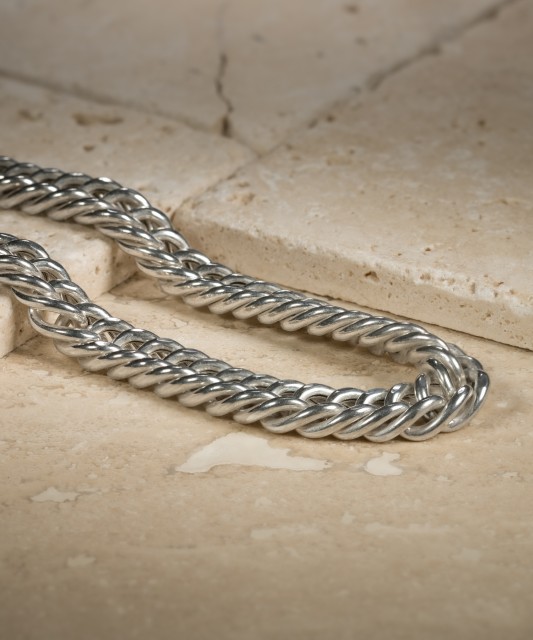 Men's silver chain