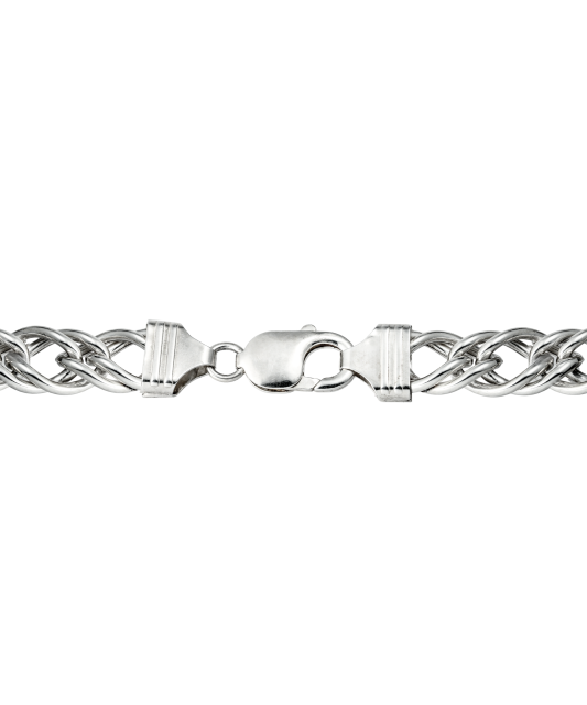 Men's silver chain "Rombo"