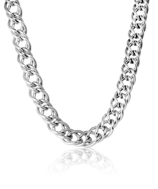 Men's silver chain "Rombo"