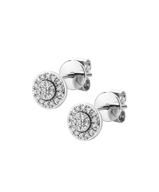 White Gold earrings with diamonds