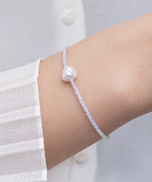 Браслет С жемчугом и опалами