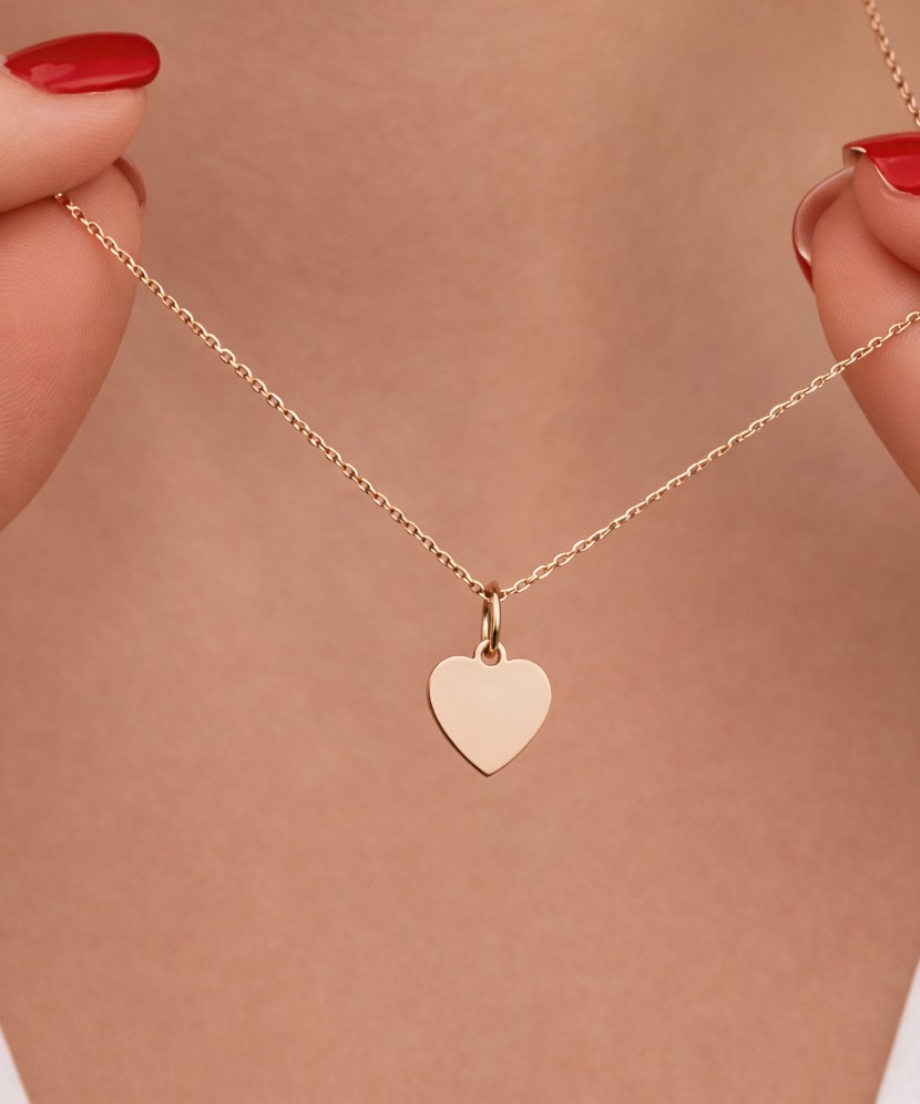 Gold pendant "heart"