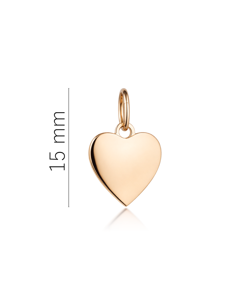 Gold pendant "heart"