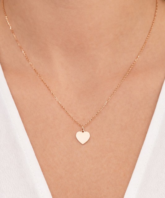 Gold pendant "heart"