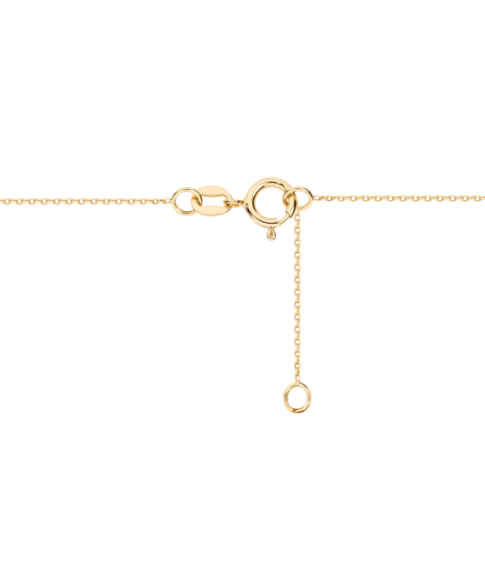 Yellow gold chain with pendant