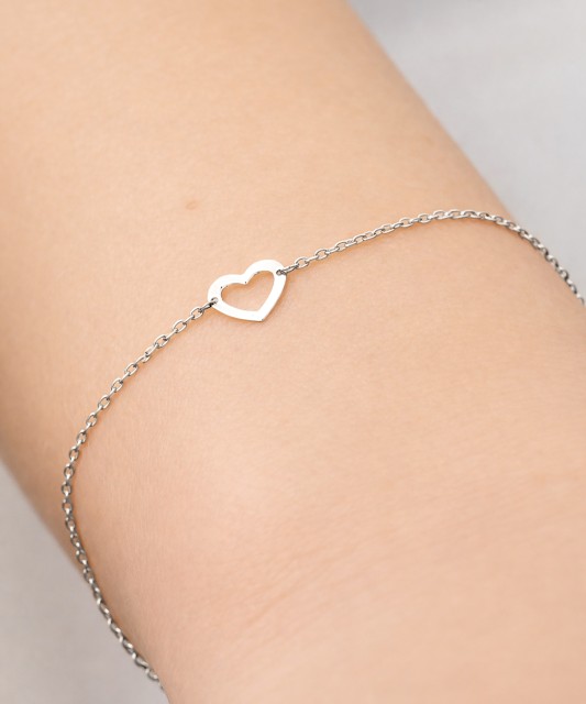 White gold bracelet