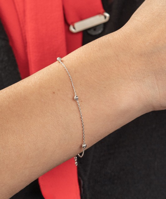 White gold bracelet